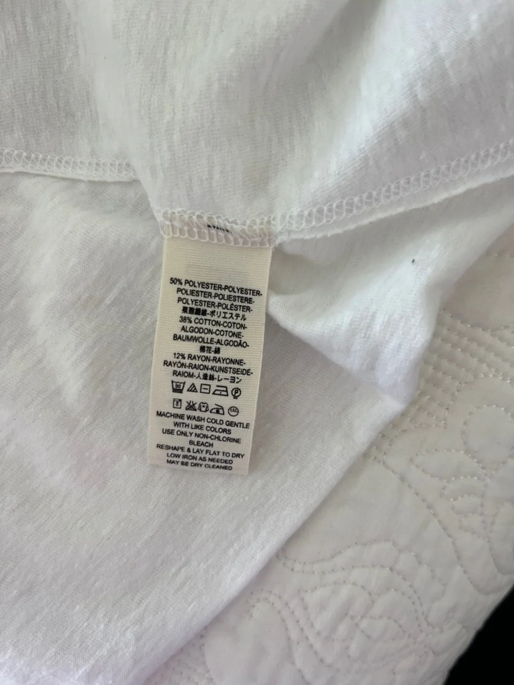 Free People We The Free White Ring-Shoulder Tank Top - Picture 6 of 6